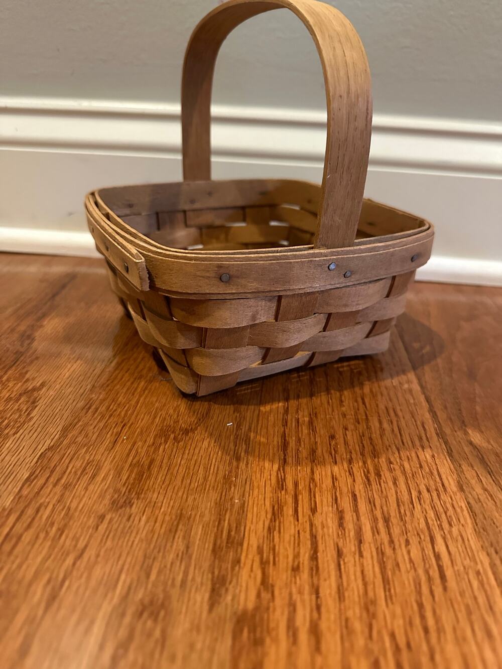 Longaberger Basket 1988 Medium Berry Stationary Handle